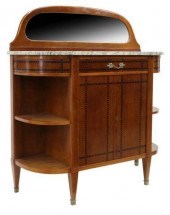 FRENCH ART DECO MARBLE-TOP BIR