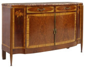 FRENCH ART DECO MARBLE-TOP MAR