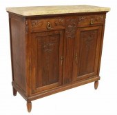 FRENCH ART DECO MARBLE-TOP SID