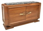 FRENCH ART DECO MARBLE-TOP WAL