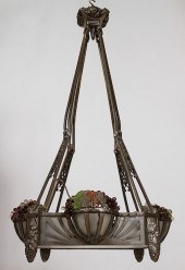 FRENCH ART DECO NICKEL OVER BR