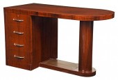 FRENCH ART DECO PALISANDER CHR