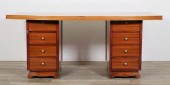 FRENCH ART DECO PEDESTAL DESKF