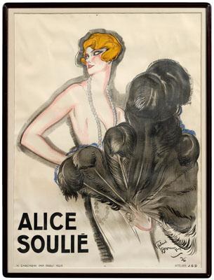 French Art Deco poster after