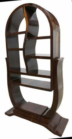 FRENCH ART DECO ROSEWOOD ETAGERE,