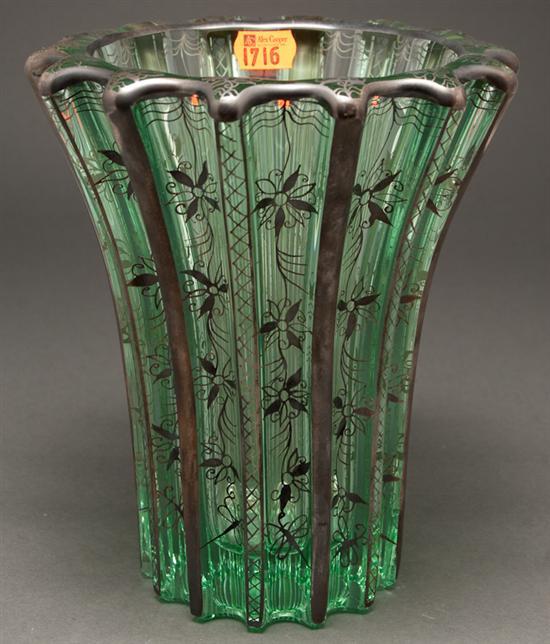 French Art Deco silver-plate on