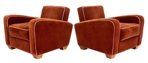 FRENCH ART DECO STYLE WOOL VELVET