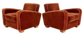 FRENCH ART DECO STYLE WOOL VEL