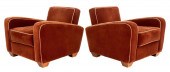 FRENCH ART DECO STYLE WOOL VEL
