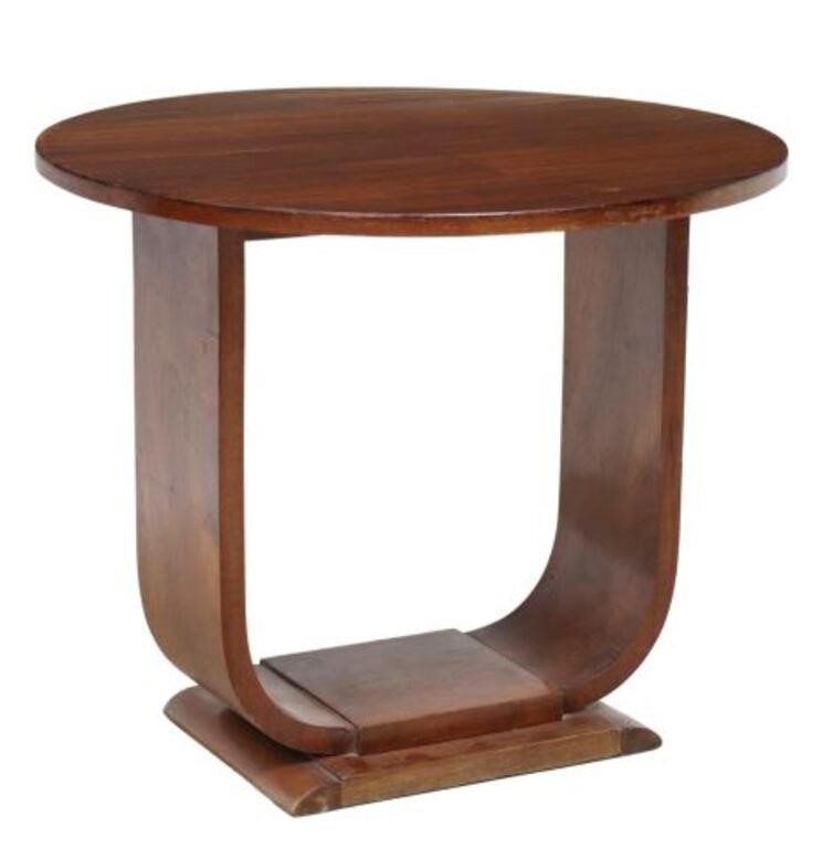 FRENCH ART DECO WALNUT SIDE