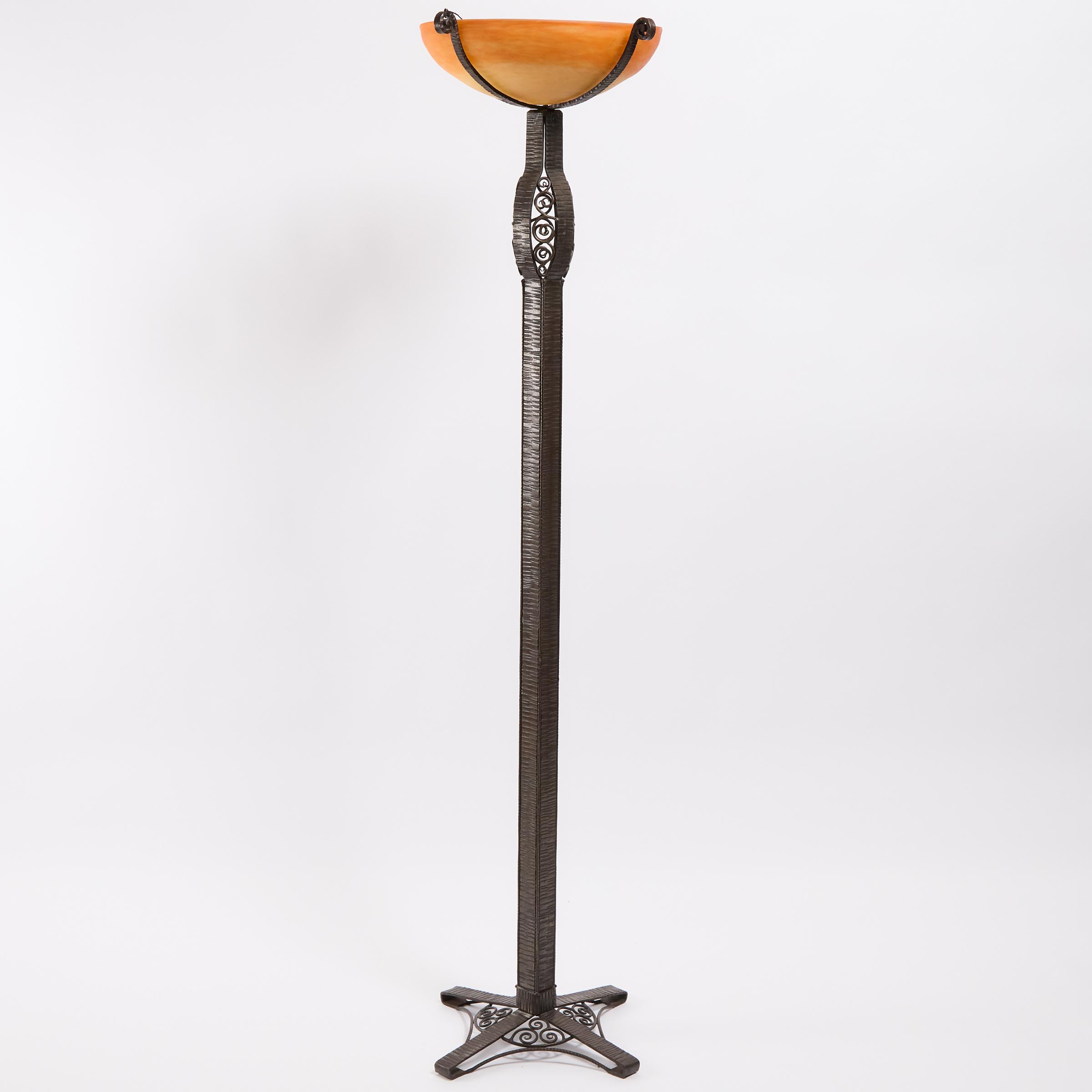 French Art Deco Wrought Iron and