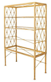 FRENCH ART MODERNE GILDED STEE