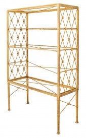 FRENCH ART MODERNE GILDED STEE
