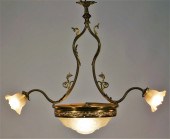 FRENCH ART NOUVEAU BRASS HYDRA