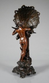 FRENCH ART NOUVEAU BRONZE NUDE