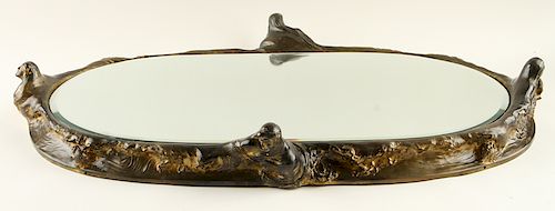 FRENCH ART NOUVEAU BRONZE OPHELIA
