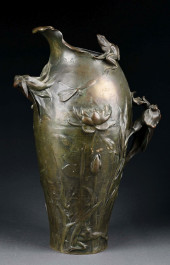 FRENCH ART NOUVEAU BRONZE "THE