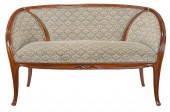 FRENCH ART NOUVEAU CARVED WALN