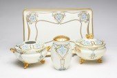 FRENCH ART NOUVEAU DRESSER SET