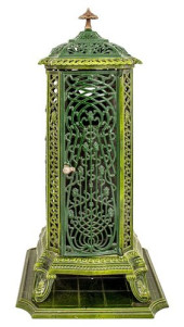 FRENCH ART NOUVEAU ENAMELED IR
