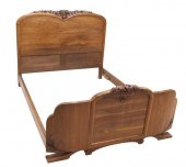 FRENCH ART NOUVEAU FLORAL CARV