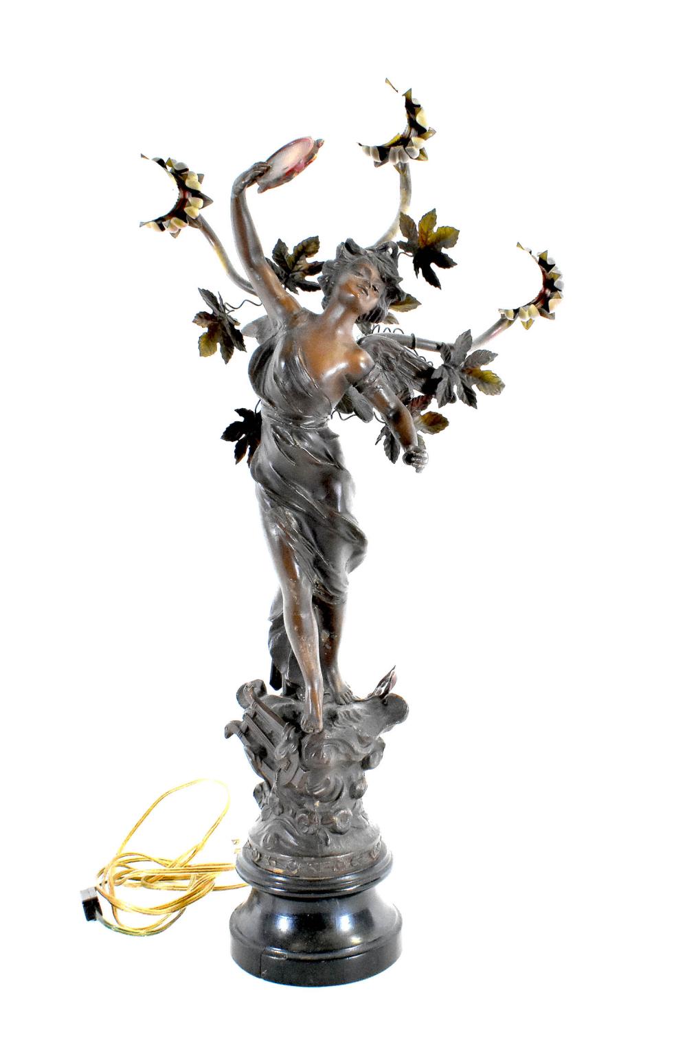 FRENCH ART NOUVEAU PATINATED