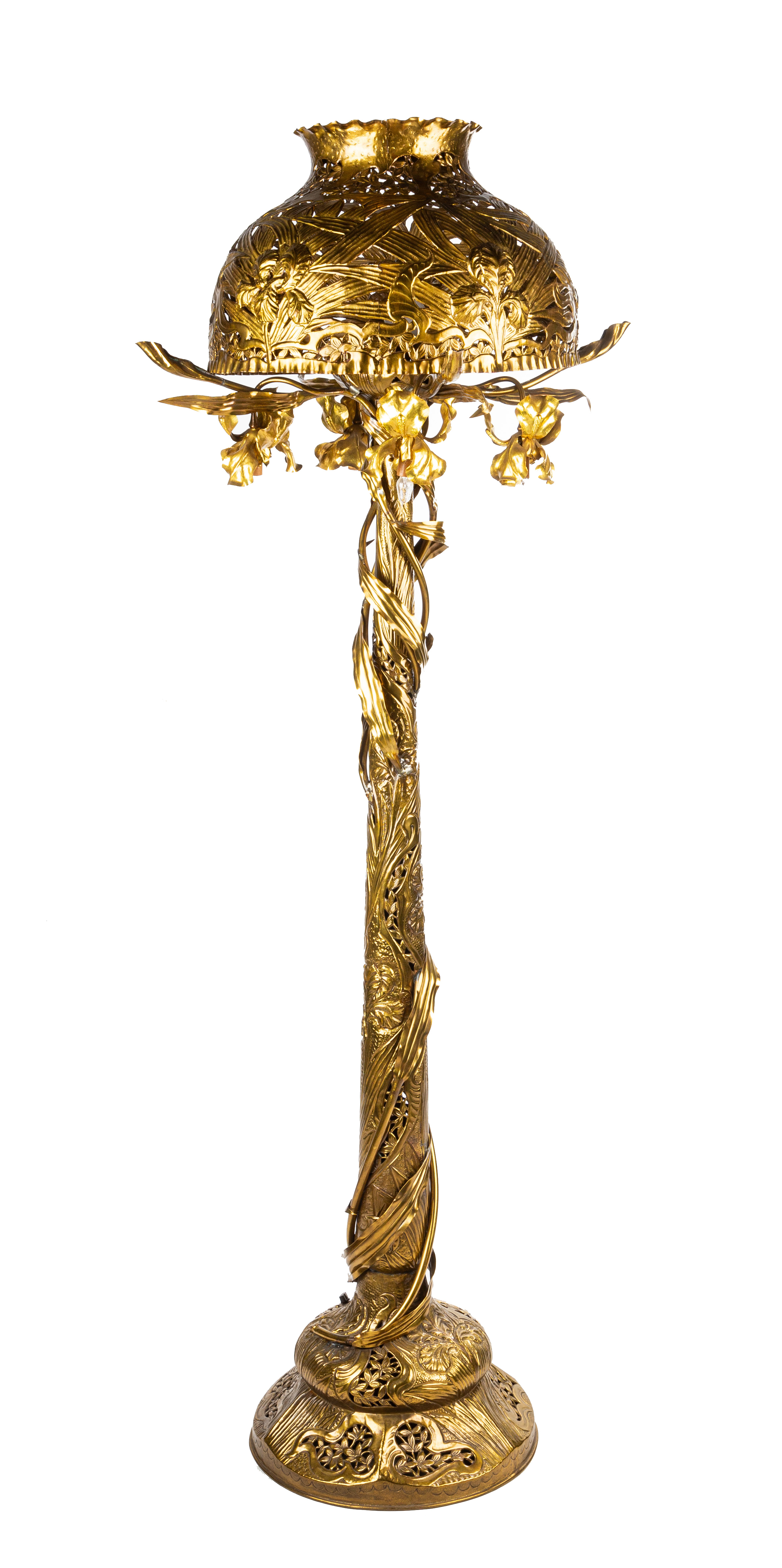 FRENCH ART NOUVEAU RETICULATED