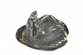 FRENCH ART NOUVEAU SILVERED BR