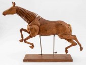 FRENCH ARTICULATED WOODEN HORS