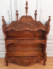 FRENCH ATYLE STAINED WALNUT PA