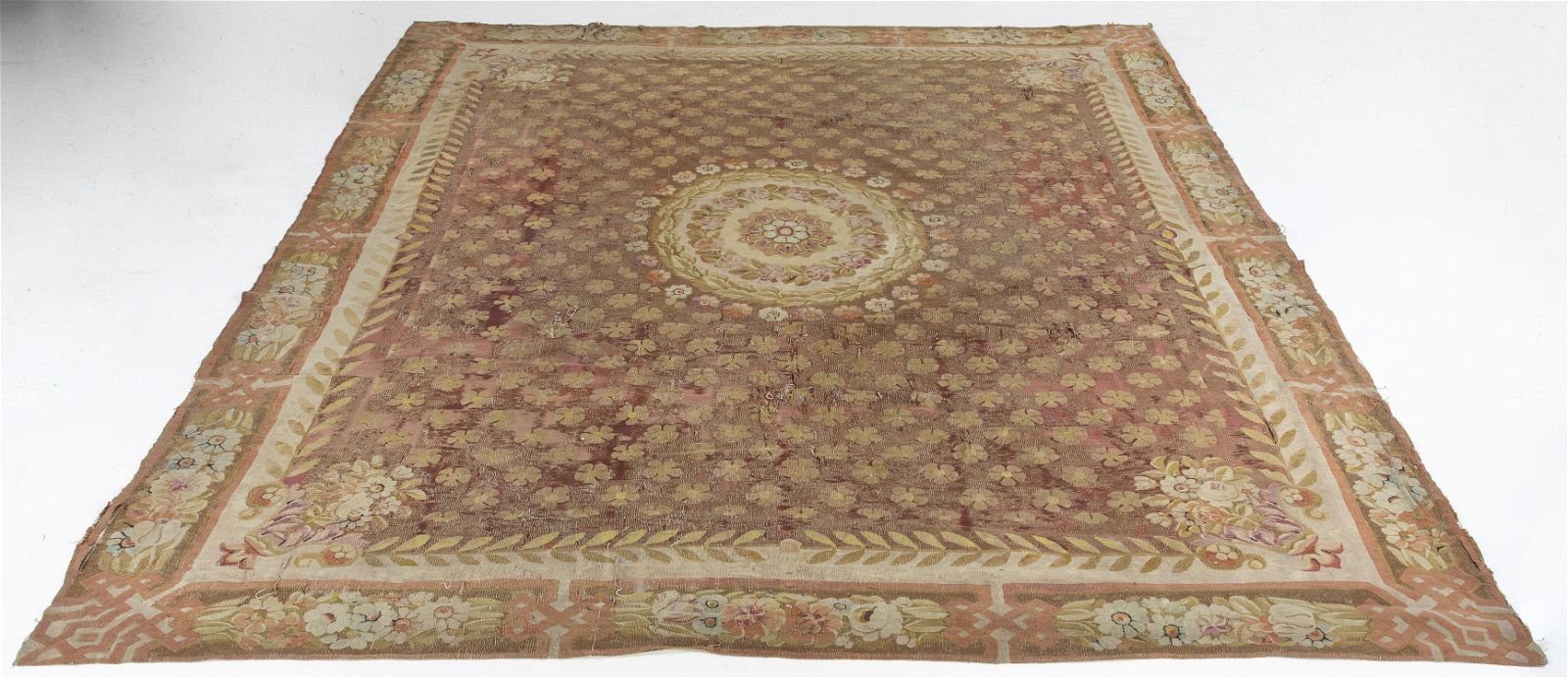 FRENCH AUBUSSON CARPET, 19TH