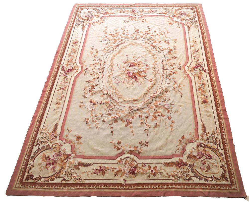 FRENCH AUBUSSON RUGwool Dimensions: