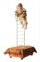 FRENCH AUTOMATON ACROBAT ON LA