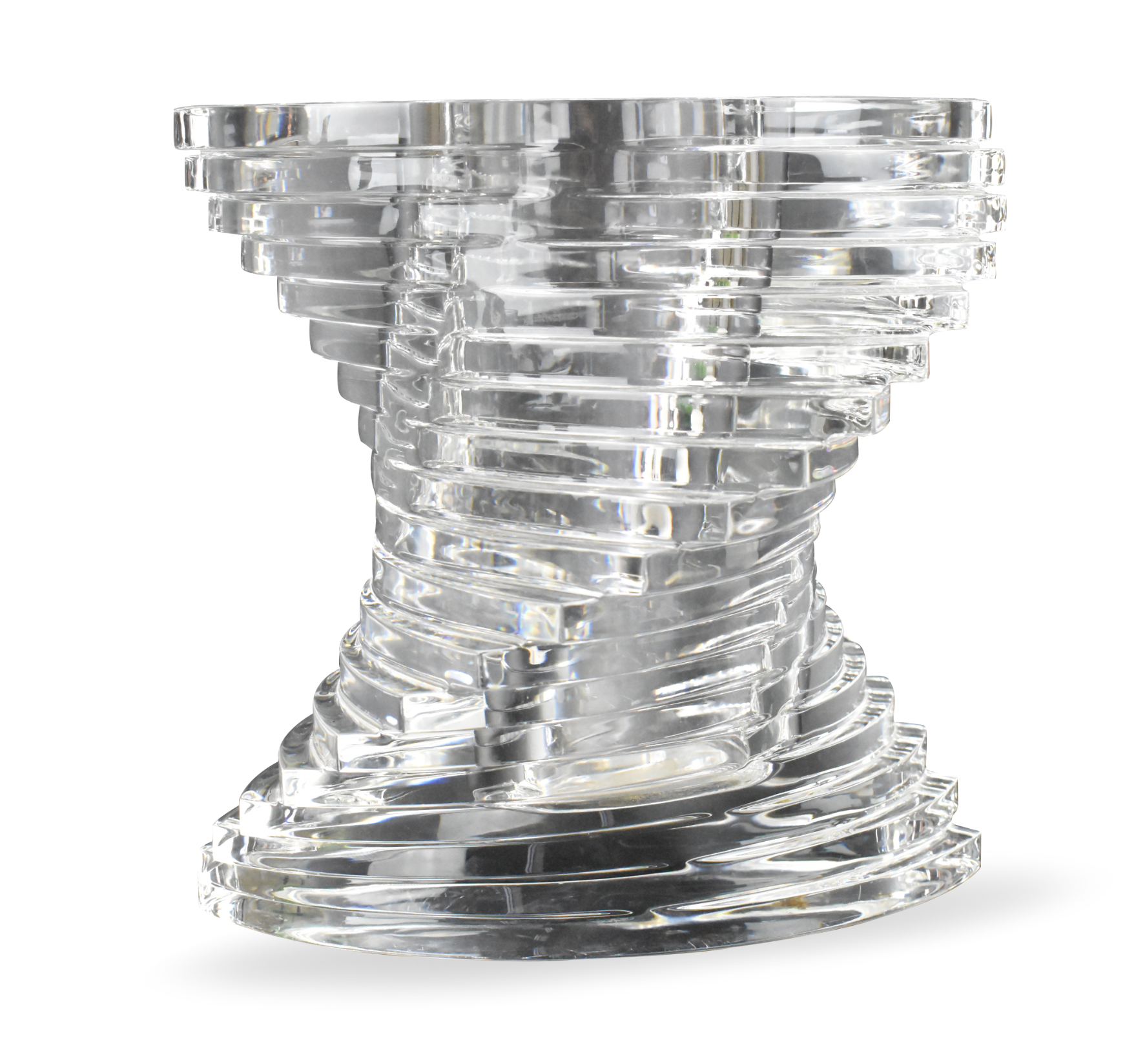 FRENCH BACCARAT CRYSTAL TWIST