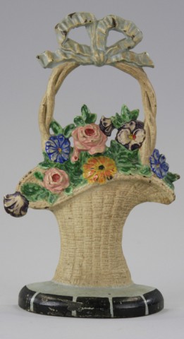 FRENCH BASKET DOORSTOP Hubley #69