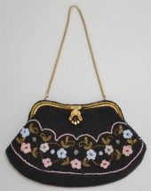 FRENCH BEADED EVENING BAG BY F