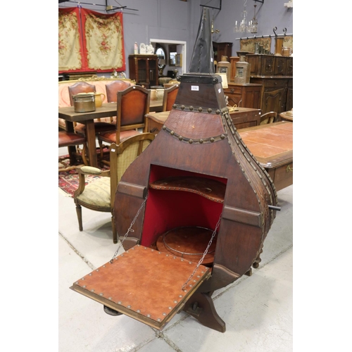 French bellows cocktail cabinet,