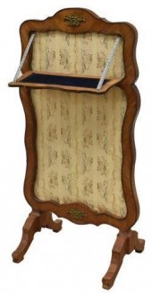 FRENCH BILLET-DOUX FIRE SCREEN