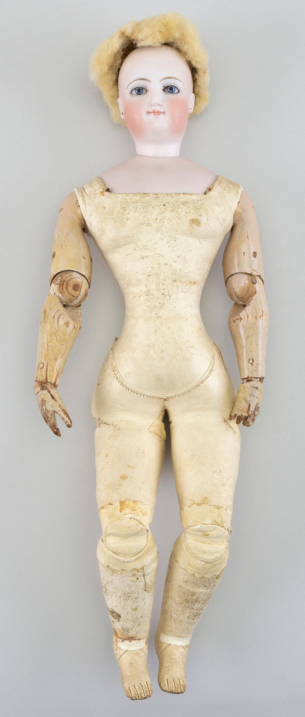 FRENCH BISQUE-HEAD DOLL CIRCA