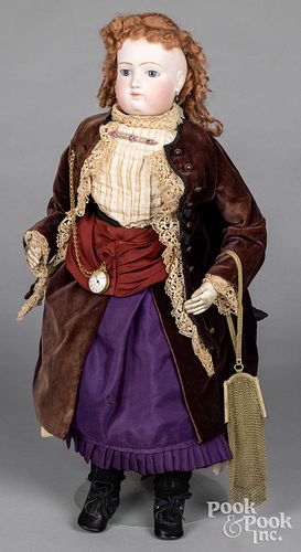 FRENCH BISQUE HEAD DOLL,