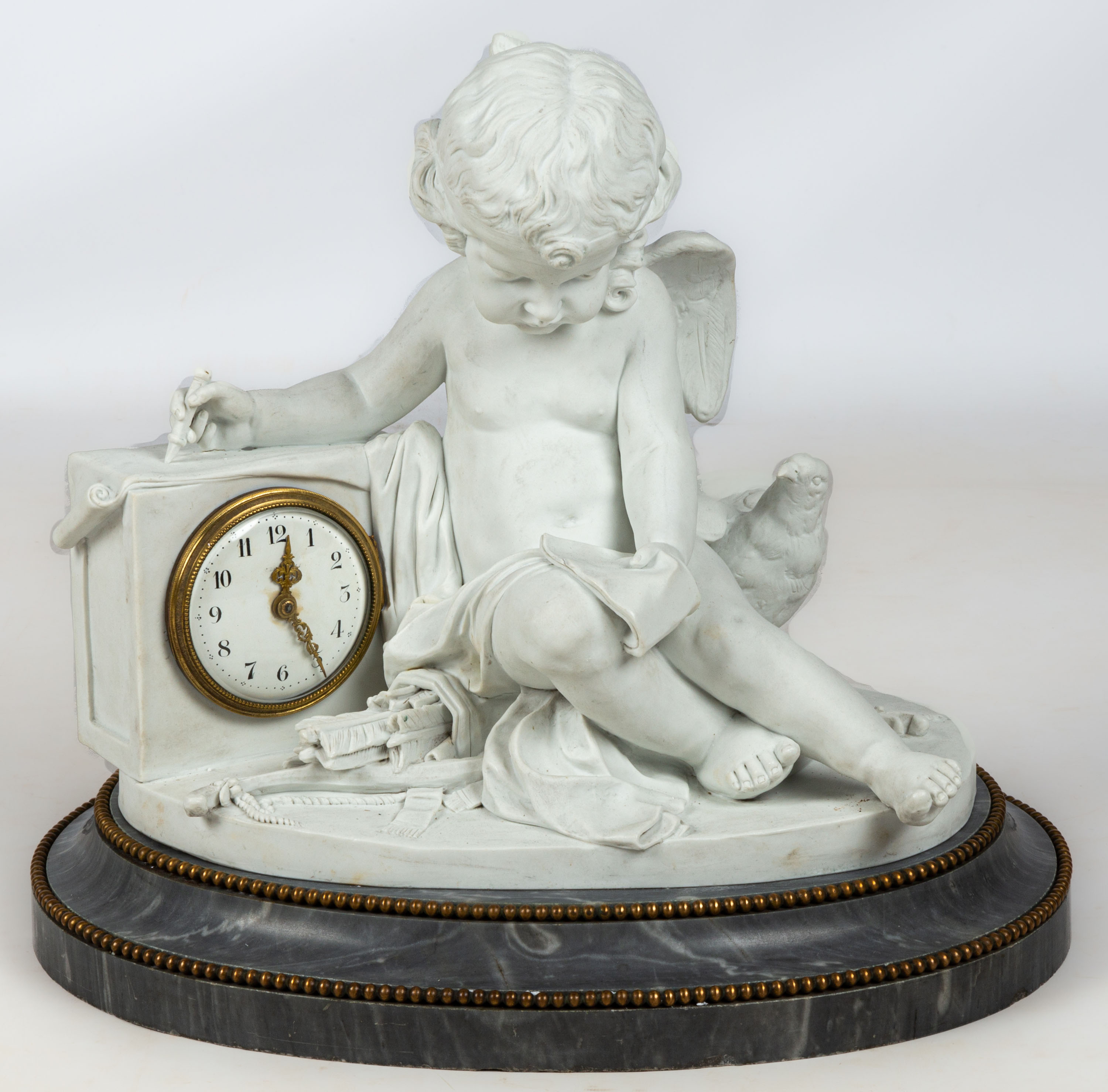 FRENCH BISQUE PORCELAIN AND