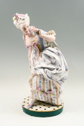 FRENCH BISQUE PORCELAIN FIGURE