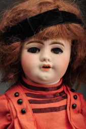 French Bisque Walking Doll. <b