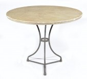 FRENCH BISTRO TABLE WITH IRON