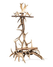 FRENCH BLACK FOREST ANTLER GUN