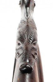FRENCH BLACK POWDER BOAR HEAD