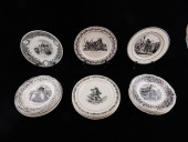 FRENCH BLACK TRANSFERWARE PORC