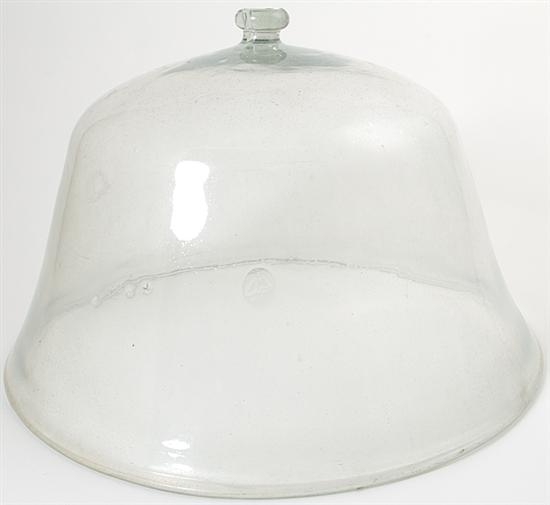 French blown glass garden cloche