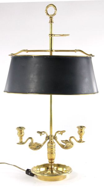 French Bouillotte Brass Table