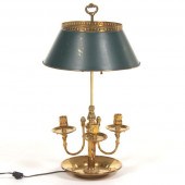 FRENCH BOUILLOTTE LAMP WITH GR